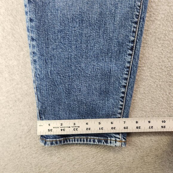 Current Elliott Jeans Womens 30 Blue High Rise Tapered Leg Whiskered Denim - Picture 12 of 15